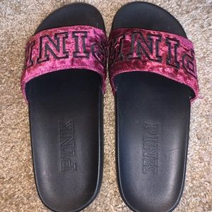 PINK burgundy slides